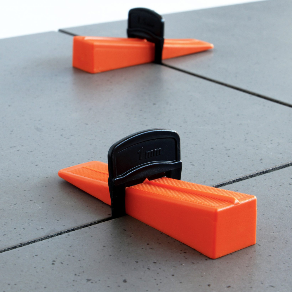 Distanziatori elementi livellanti piastrelle 3-12 mm confezione 250 pezzi *** spessore 1,5 mm, confezione 1