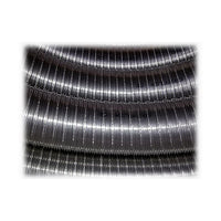 Tubo acciaio inox 316 flessibile 10 mt diametro 120 mm interno liscio a norma CE EN 1856 2