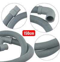 Tubo di Scarico per Lavatrice 150 cm in PVC – Flessibile Universale e Resistente per Elettrodomestici Art.59053