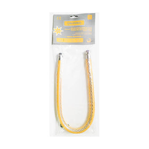 Tubo flessibile gas cucina CE 0,75 750 mm 1/2" EN 14800 UNIRING M/F CE EN 14800 L 75 cm