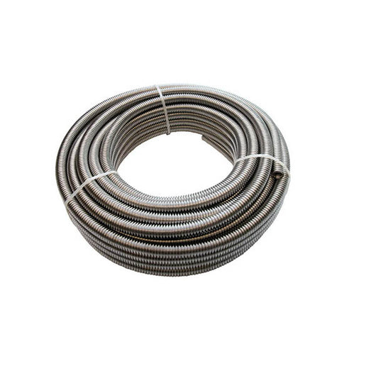 Tubo flessibile per acqua rotolo da 10 mt. 1/2" inox uniroll, solo tubo.
