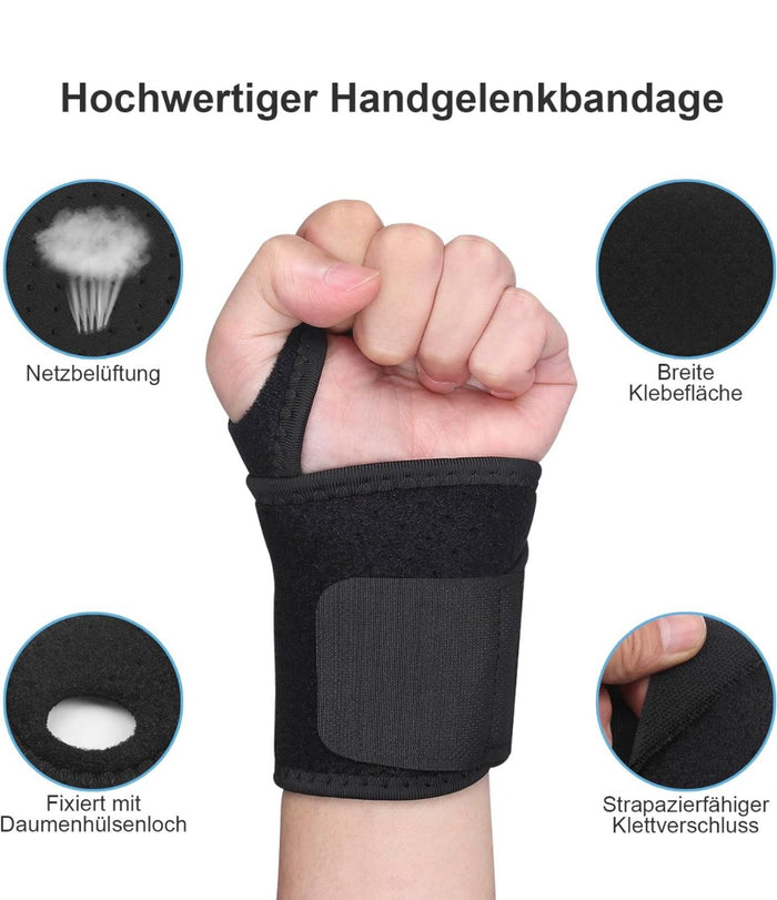 Tutore polso mano fascia polso 1 pezzo tutote tunnel carpale art.09025