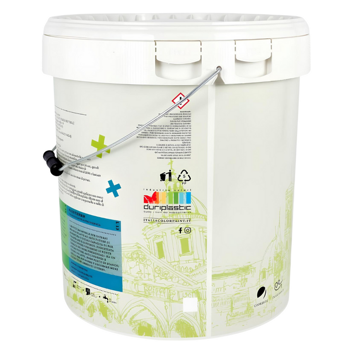 Idropittura lavabile traspirante bianca interni umidità comfort fermamuffa plus *** formato 4 lt, confezione 1