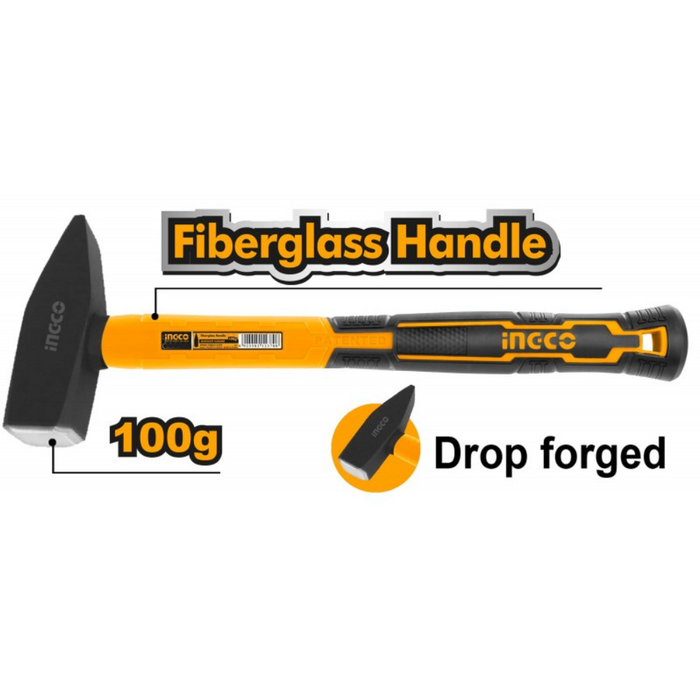 Martello tedesco impugnatura vetroresina antiscivolo maneggevole grammi 100