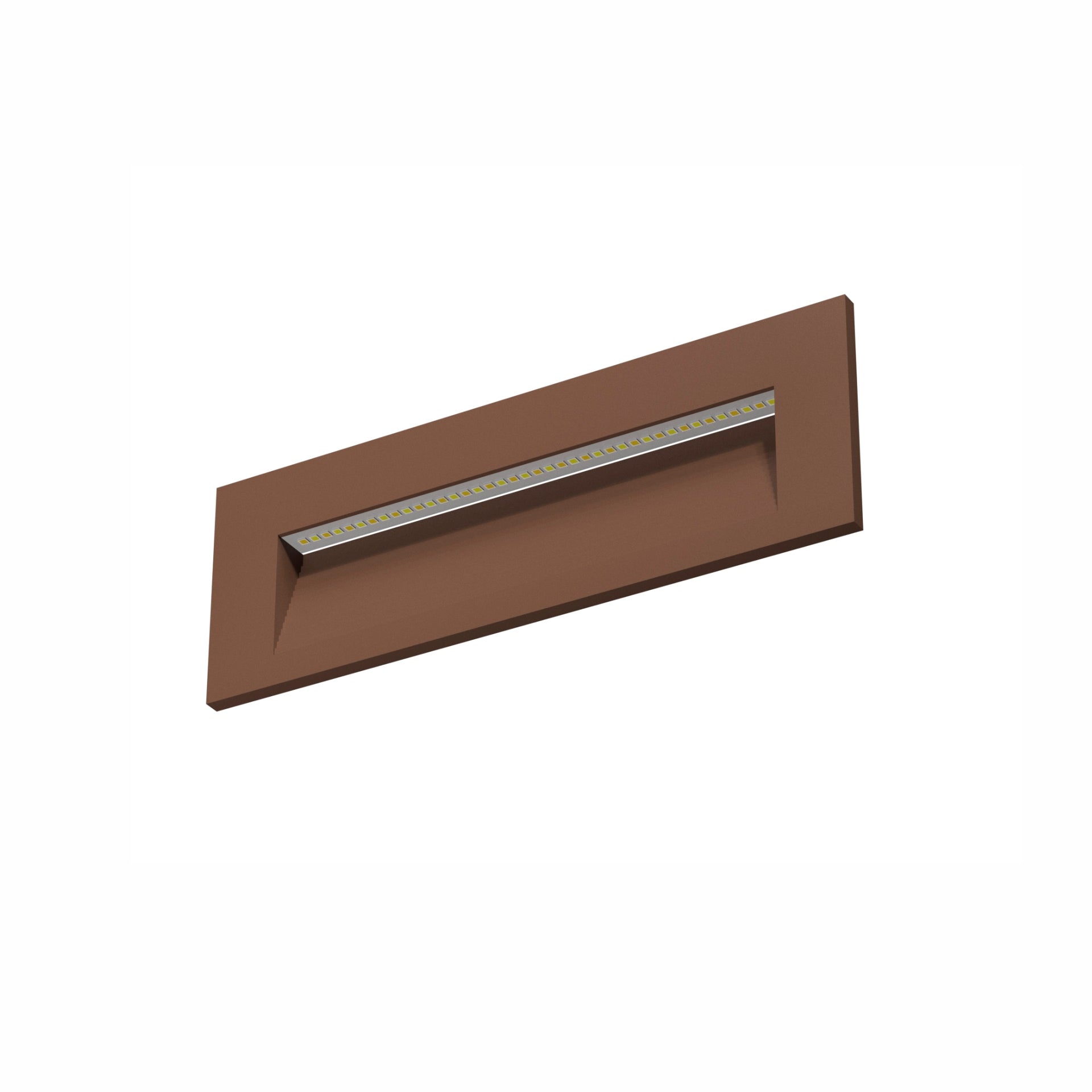 Beneito Faure Faretto Led segnapasso da incasso a parete Tween - 5W, Switch CCT, Illuminazione Interni ed Esterni​, corridoi o passaggi - Corten