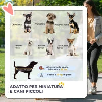 Passeggino per Cani Piccoli Pieghevole, Carrozzina per Cani con Ruote con Freni, Portabicchieri, Cestino Portaoggetti e Imbottitura Rimovibile e Lavabile, per Animali Domestici 10 kg, Rosso