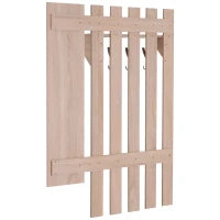 Set Arredo Guardaroba 3 in 1 con Specchio e Scarpiera da Ingresso Pannello Truciolare 90 x 21.5 x 116cm Quercia