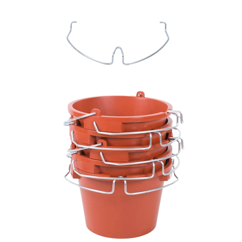 Secchio supporto porta attrezzi manico in acciaio 27 lt. utensili raimondi