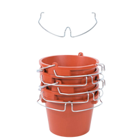 Secchio supporto porta attrezzi manico in acciaio 27 lt. utensili raimondi