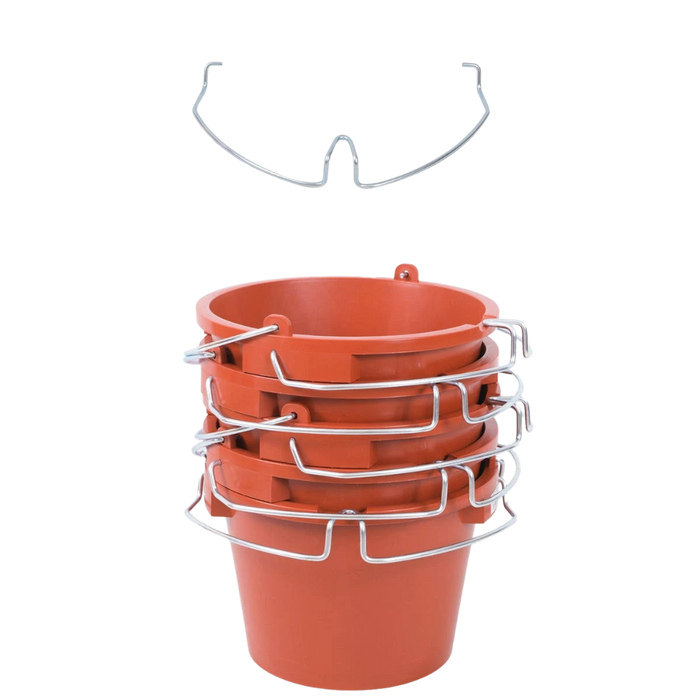 Secchio supporto porta attrezzi manico in acciaio 27 lt. utensili raimondi