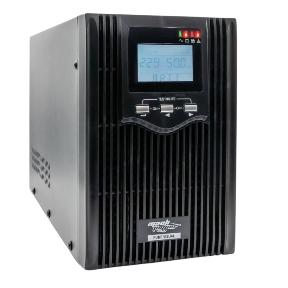 Mach power ups metal con display digitale e stabilizzatore avr *** potenza ampere (va) 3000 va, confezione 1