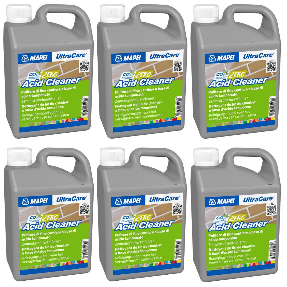 Pulitore liquido concentrato acid cleaner per residui cementizi tanica 1 litro *** pezzi 6 pz, confezione 1