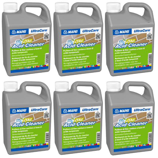 Pulitore liquido concentrato acid cleaner per residui cementizi tanica 1 litro *** pezzi 6 pz, confezione 1