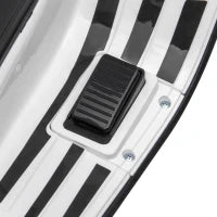 Moto Elettrica per Bambini a Licenza Vespa con Rotelle, Fanale e Musica, in PP e Metallo, 107x47x73 cm, Bianco