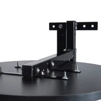 Piattaforma Boxe con Speedball Φ21 cm, Punching Ball per Allenamento Pugilato Arti Marziali, in Legno e Acciaio