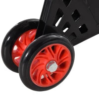 DURHAND Cavalletto Alzamoto Posteriore Universale e Regolabile Cavalletto Spostamoto per Moto Sportive Fino 200kg Nero