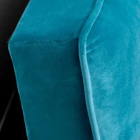 Divano Letto Reclinabile, Divano 3 Posti per Soggiorno e Camera da Letto in Velluto Verde, Legno e Acciaio