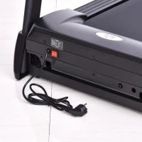 Tapis Roulant Elettrico Pieghevole 1-12km/h, Tapis Roulant Salvaspazio con 12 Programmi Preimpostati, Display LCD e Supporto per Tablet, per Camminata e Corsa, Compatto per Casa e Ufficio, Nero