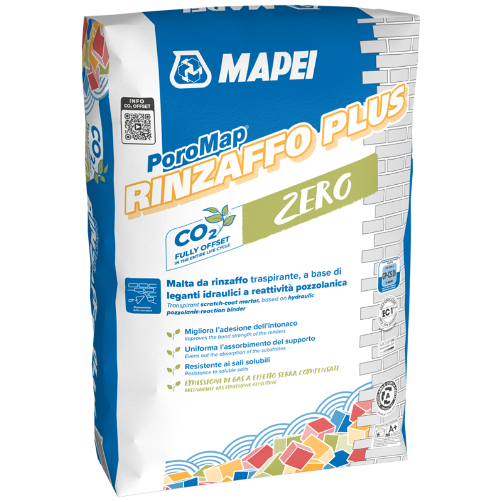 Poromap rinzaffo plus malta traspirante resistente ai sali 25 kg