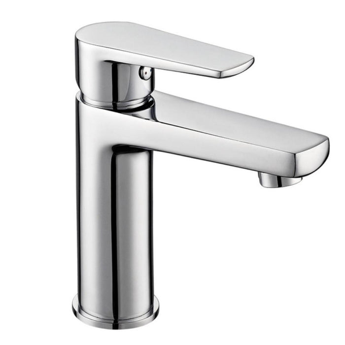 Miscelatore rubinetto asia per lavabo in ottone colore cromato con piletta *** confezione 1