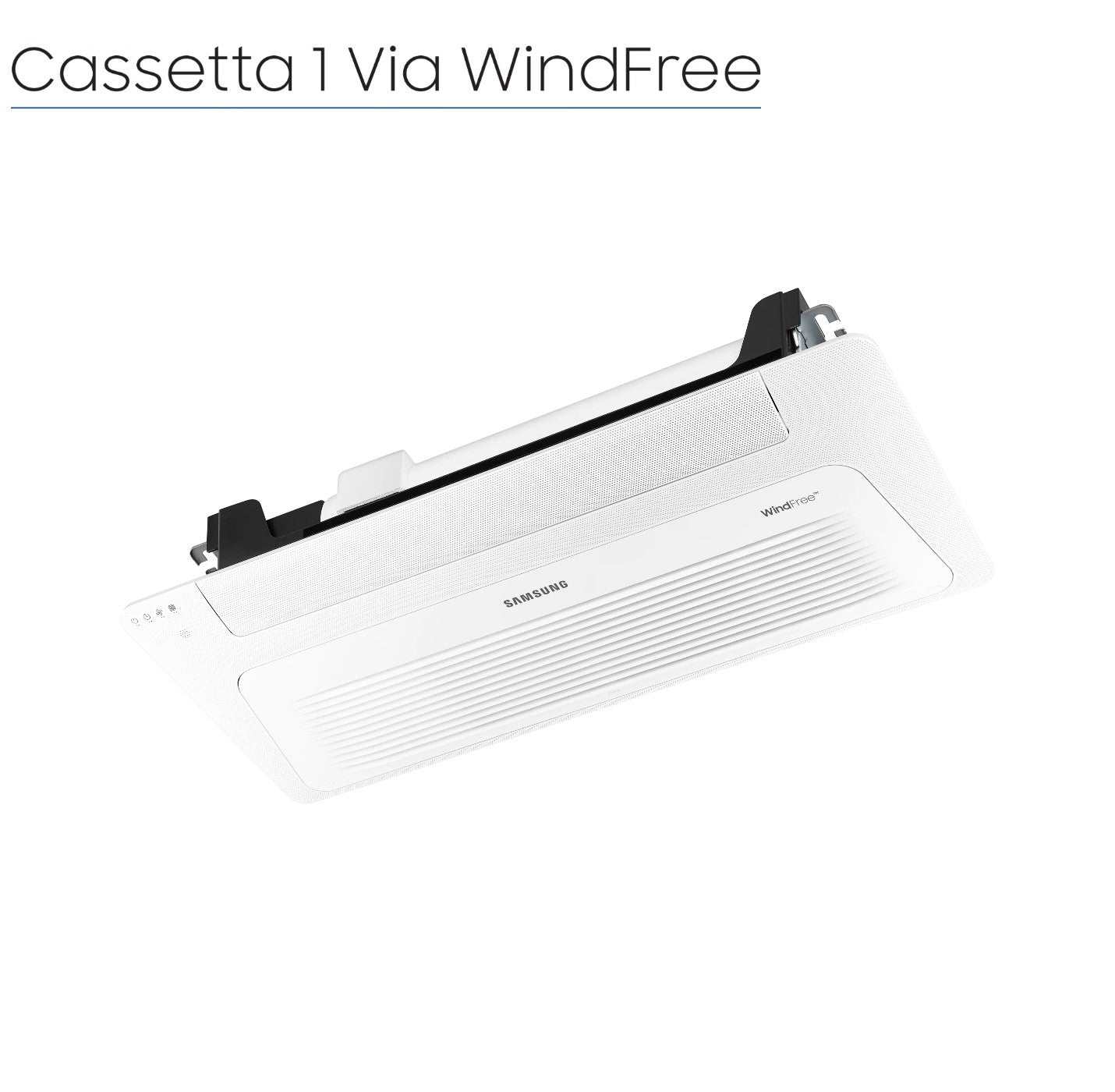 Unità Interna Samsung Cassetta WindFree 1 Via Slim 12000 Btu AJ035TN1DKG R-32 Wi-Fi Optional con Pannello Incluso