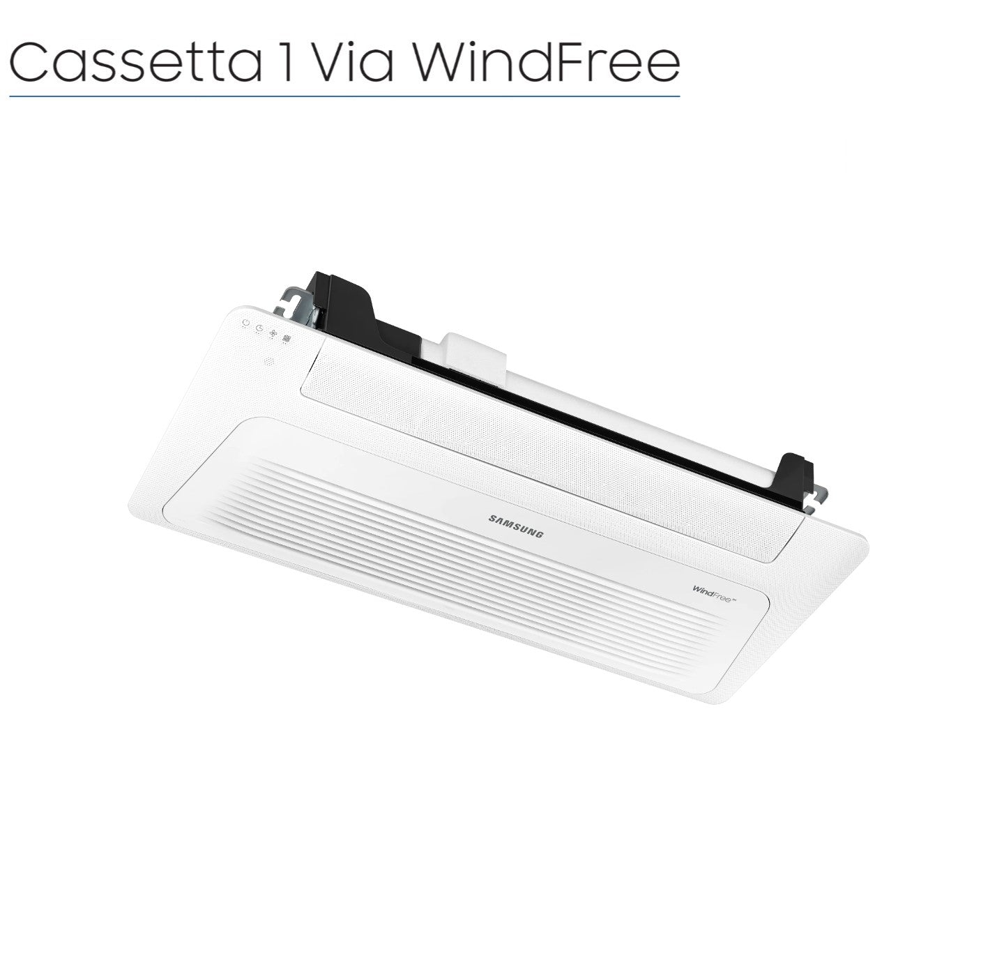Unità Interna Samsung Cassetta WindFree 1 Via Slim 12000 Btu AJ035TN1DKG R-32 Wi-Fi Optional con Pannello Incluso