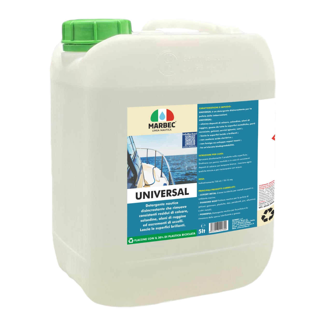 Detergente disincrostante nautico UNIVERSAL   5LT