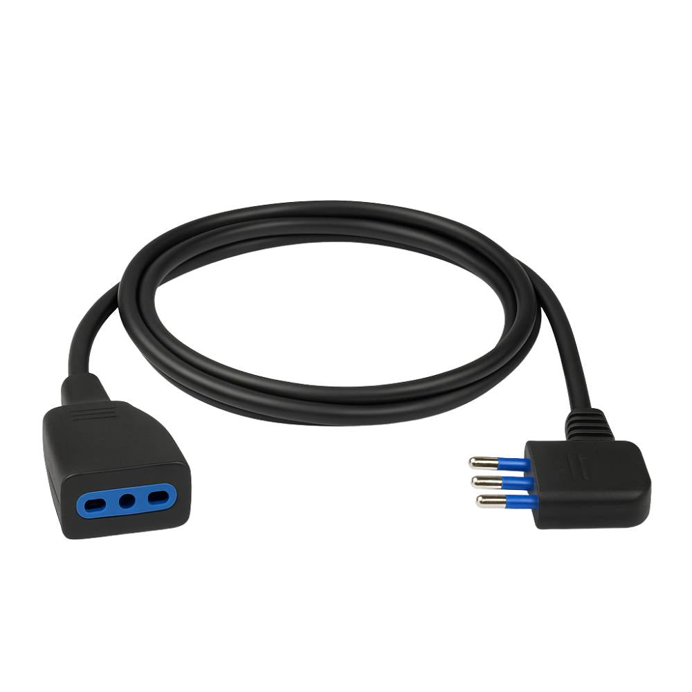 Ecova 32089 prolunga lineare con spina salvaspazio 16a e presa bipasso