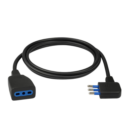 Ecova 32089 prolunga lineare con spina salvaspazio 16a e presa bipasso