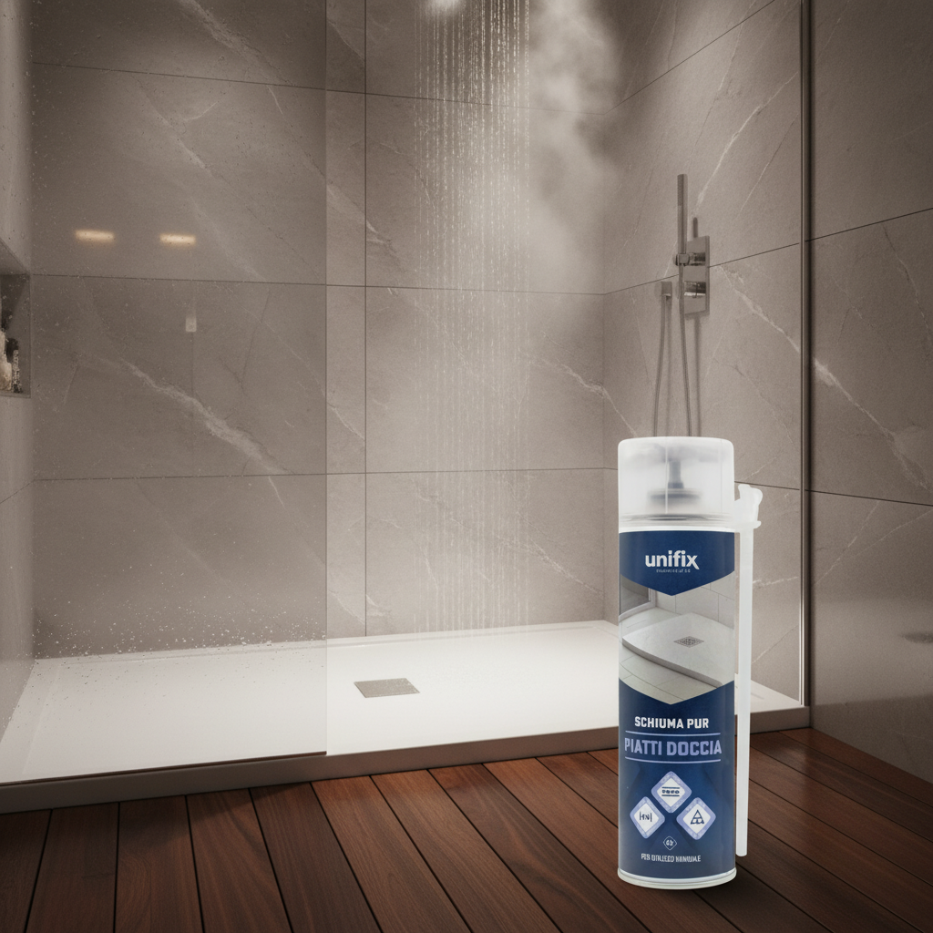 Schiuma poliuretanica piatti doccia manuale b3 500 ml