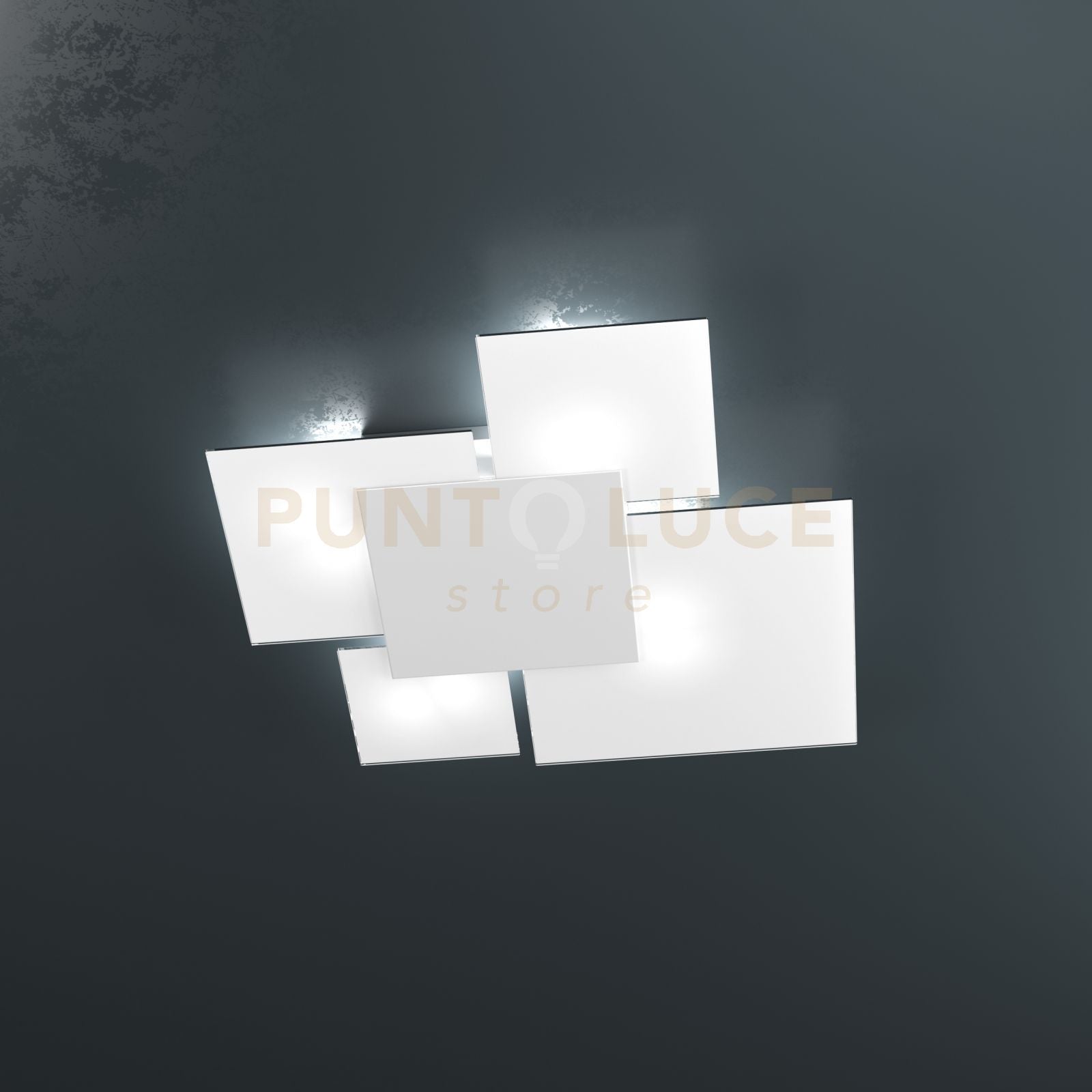 UPGRADE-70 APPLIQUE-PLAFONIERA 4 LUCI BIANCO 1148-70-BI