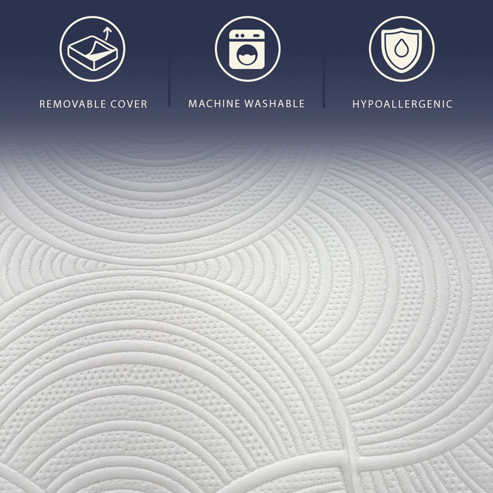 Chronos | Materasso Singolo 140x200 con Molle Insacchettate e Memory Foam | Altezza 25 cm | Ipoallergenico e Traspirante | Rivestimento Rimovibile | Dispositivo Medico di Classe 1 | Made in Italy