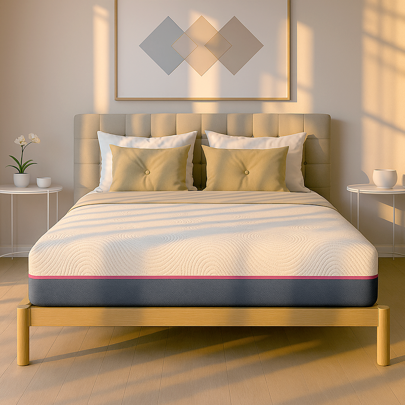 Coral | Materasso con Molle Insacchettate e Memory Foam | Altezza 30 cm | Dispositivo Medico Classe 1 | Ergonomico, Anallergico e Antibatterico | Prodotto Interamente in Italia | 120 x 190 cm