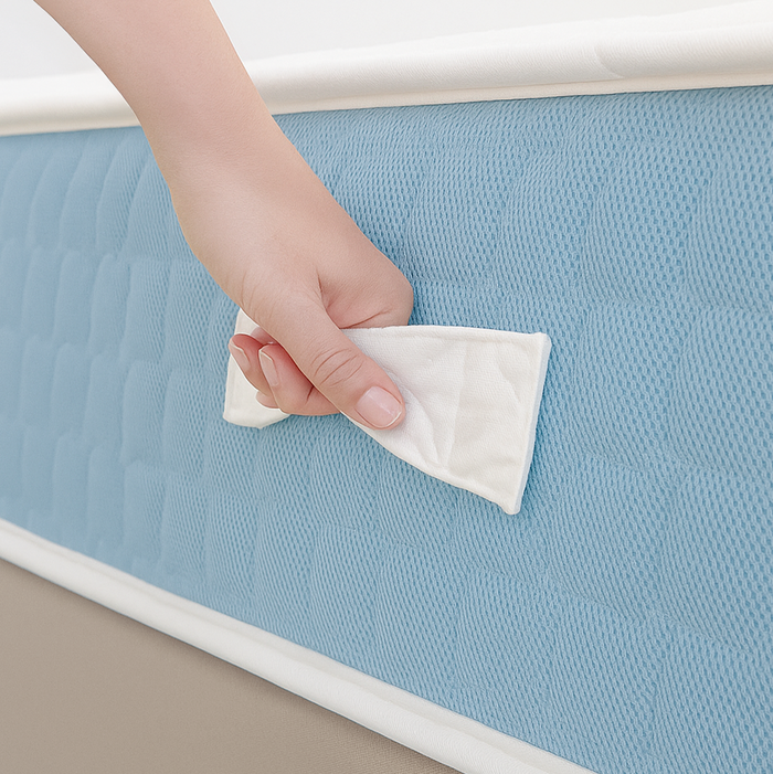 Fiore | Materasso Ortopedico Matrimoniale alla Francese 140x200 cm | Altezza 21 cm | Dispositivo Medico Classe 1 | Ergonomico e Traspirante | Prodotto in Italia