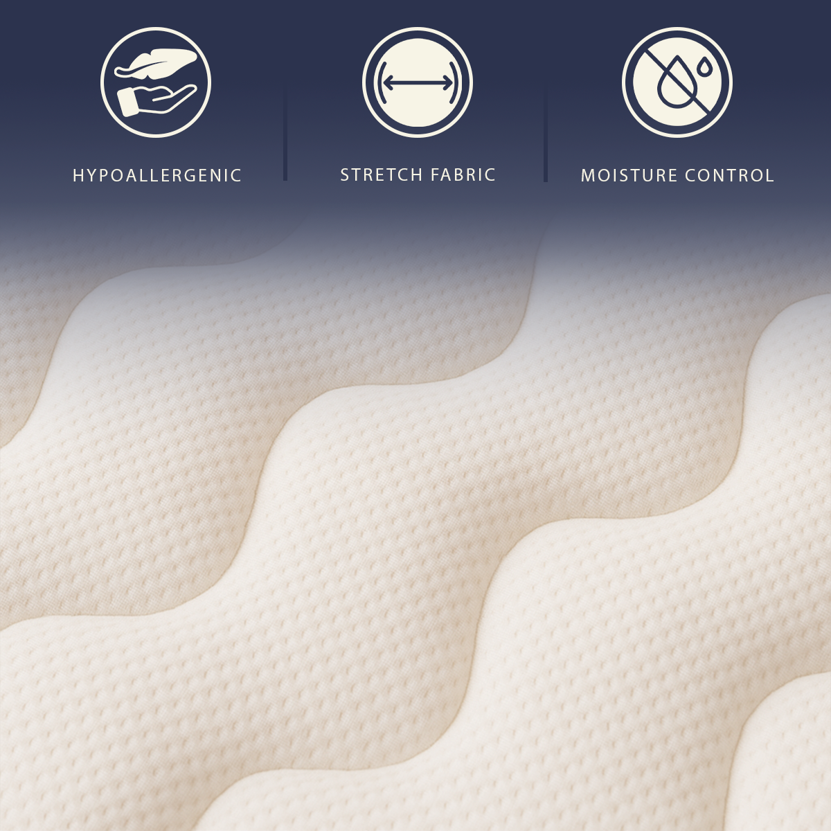 Leo | Materasso Ortopedico Singolo 90 x 200 cm in Waterfoam e Memory Foam | Altezza 22 cm | Dispositivo Medico Classe 1 | Anallergico e Antiacaro | Prodotto in Italia