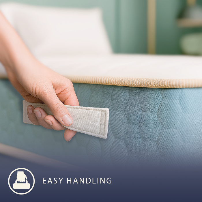 Leo | Materasso Ortopedico Matrimoniale 140 x 190 cm in Waterfoam e Memory Foam | Altezza 22 cm | Dispositivo Medico Classe 1 | Anallergico e Antiacaro | Prodotto in Italia