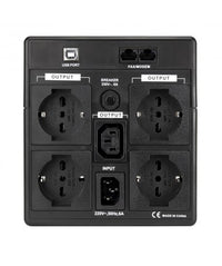 UPS 1500VA Gruppo Di Continuità Vultech UPS1500VA-PRO Line Interactive Con LCD