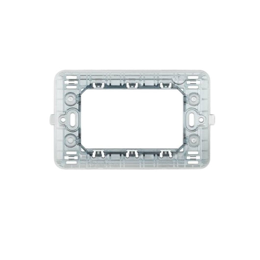 Biesse supporto per placche compatibili con bticino matix vari formati modulo *** numero posti 3 posti, confezione 1