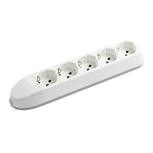 Bticino multipresa poker 3682d bianca 5 prese universali 10 16a