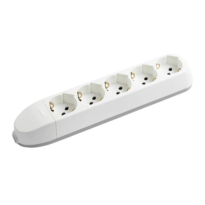 Bticino multipresa poker 3682d bianca 5 prese universali 10 16a