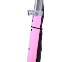 Monopattino Elettrico Pieghevole con Sella, 2 Ruote e Manubrio Regolabile, Bambini 7-12 Anni, 75x37x98cm, Rosa