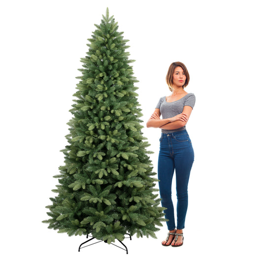 Venus - Albero di Natale effetto realistico in PE e PVC ø104x210H, 1257 Punte