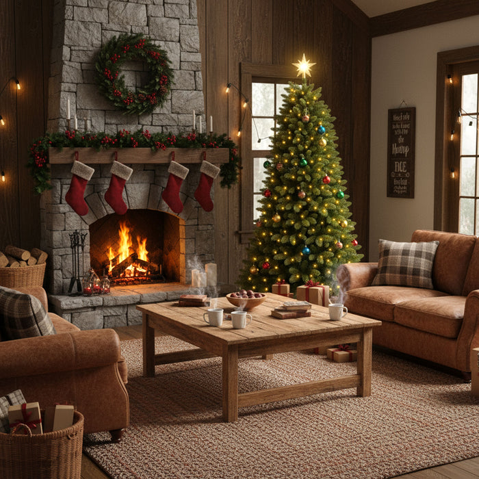 Venus - Albero di Natale Tradizionale con 200 Luci LED in PE e PVC Ø78x150H cm, 647 Punte