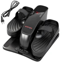 Mini pedaliera, 12 velocità, display LED, telecomando, antiscivolo, portatile, in metallo e plastica, Nero