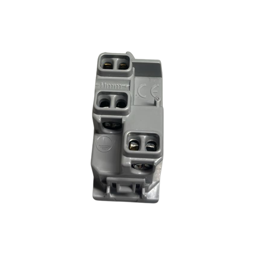 Bticino matixgo presa bipasso 2p+t 16a 250vac con interasse 19 e 26 mm *** colore grigio, confezione 1