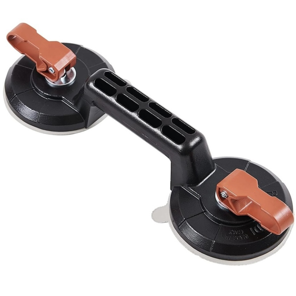 Ventosa doppia patta piastrelle materiali superfici liscie strutturate biventosa