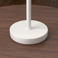 Lampada da Tavolo Portatile in Acrilico e Metallo da 3600mAh con Cavo di Ricarica, Ø11.2x36.5 cm, Bianco