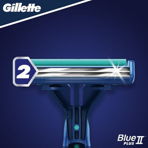 Gillette blue ii plus slalom rasoi usa e getta multipack 20 confezioni da 4 rasoi ciascuna