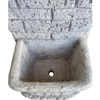 Fontana giardino calcestruzzo cemento senza rubinetto 44x37xh.94cm mod. ruota