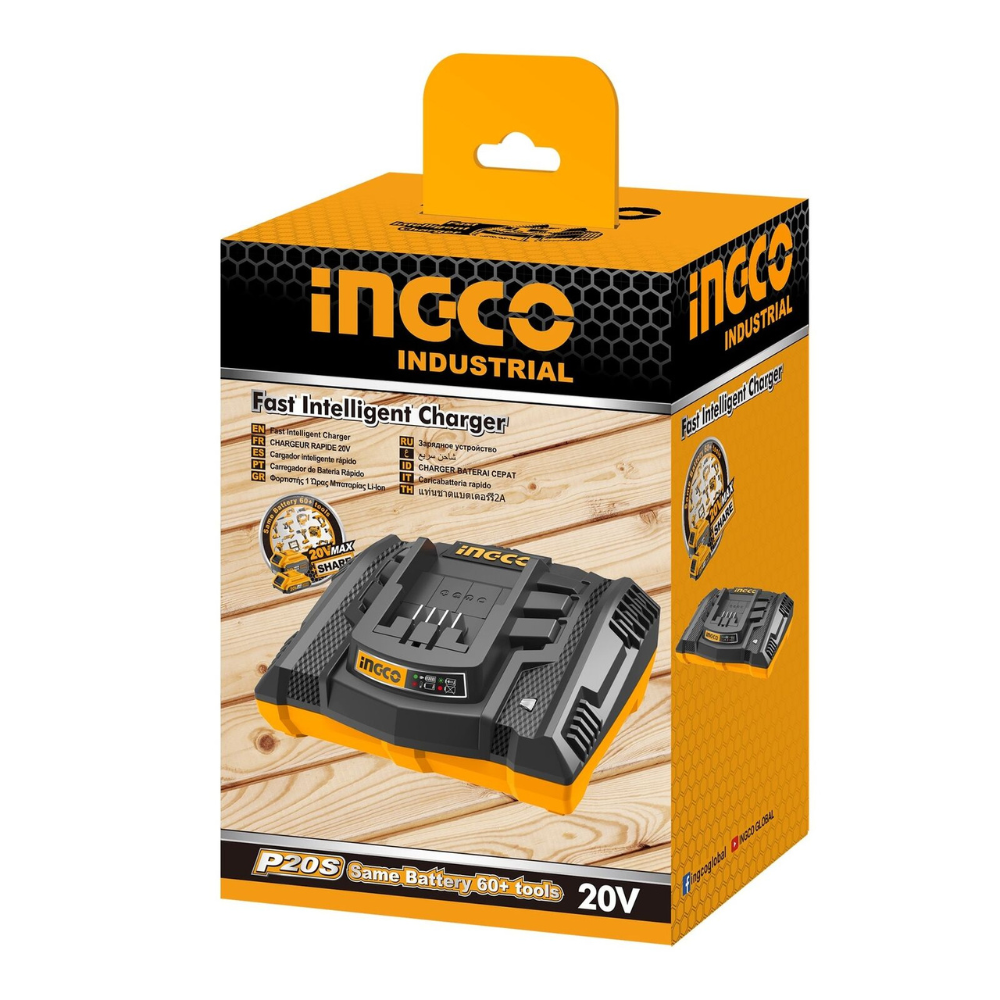 Caricabatterie portatile da 20v 4ah ricarica rapida sicura elettroutensili